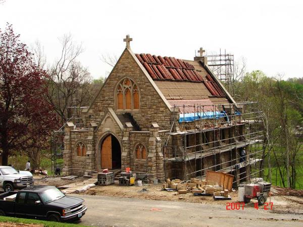 Commercial Stone Restoration for a Church